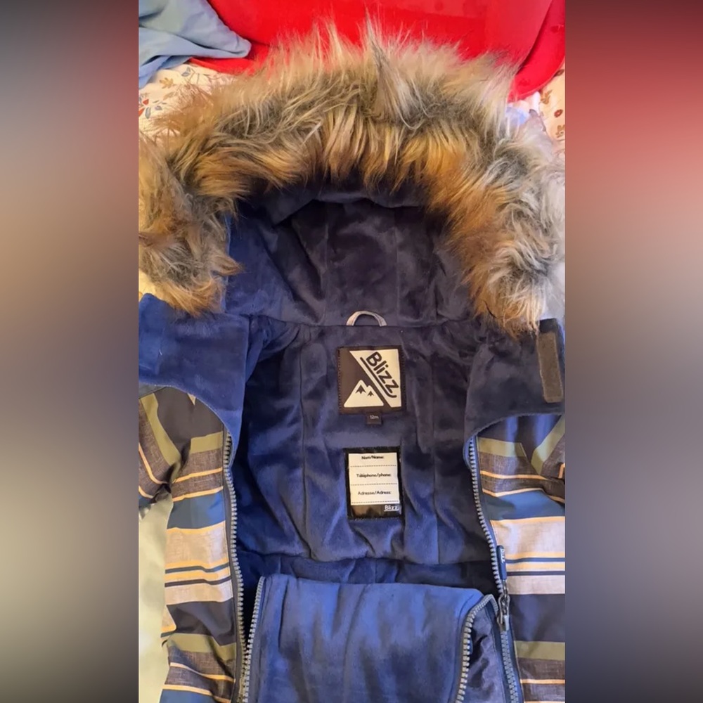 Baby one piece winter coat